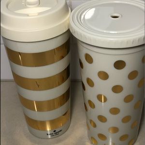 Kate Spade Coffee Cup And Tumbler Set